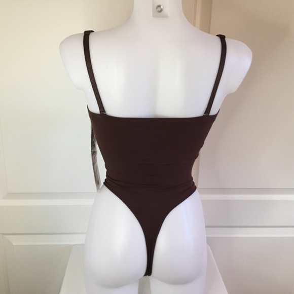 Women’s Tube Tummy Control Thong Bodysuit Shapewear - Picture 3 of 6